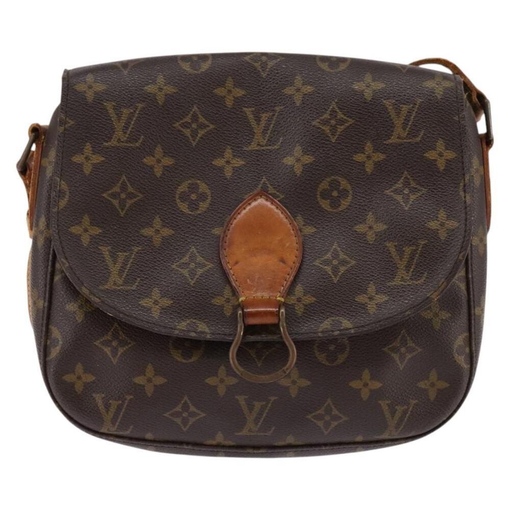 Louis Vuitton Monogram Saint Cloud GM Shoulder Bag Brown